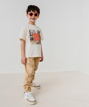 Pantalon parachute à taille élastiquée garçon vue5 - GEMO (ENFANT) - GEMO