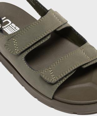 Sandales à scratch monochromes garçon - 5 Miles vue6 - 5 MILES - GEMO