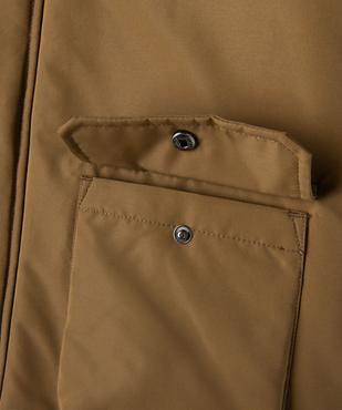 Parka à capuche avec doublure douillette garçon vue4 - GEMO 4G GARCON - GEMO