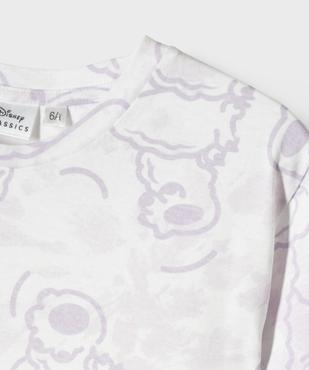 Tee-shirt manches courtes coupe courte imprimé fille - Stitch vue2 - LILO & STITCH - GEMO