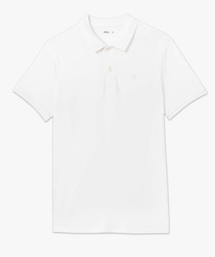 Polo à manches courtes en maille piquée homme vue4 - GEMO 4G HOMME - GEMO