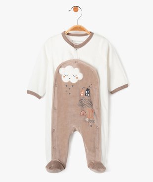 Pyjama bébé naissance avec ouverture sur l’avant - Petit Béguin vue1 - PETIT BEGUIN - GEMO