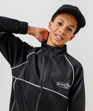 Sweat de sport à col montant en matière sport garçon vue1 - GEMO (JUNIOR) - GEMO