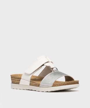 Sandales mules confort avec semelle compensée femme vue2 - G'FLEX - GEMO