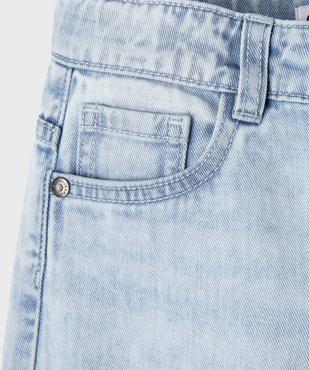 Short en jean coupe skater garçon vue2 - GEMO (ENFANT) - GEMO