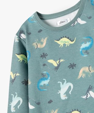 Pyjama garçon effet dépareillé motif dinosaures vue2 - GEMO (ENFANT) - GEMO