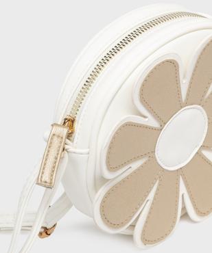 Sac rond à bandoulière avec fleur en relief fille vue3 - GEMO (ACCESS) - GEMO
