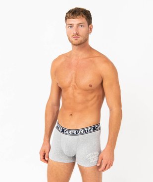 Boxer en coton extensible imprimé homme - Camps United vue1 - CAMPS UNITED - GEMO