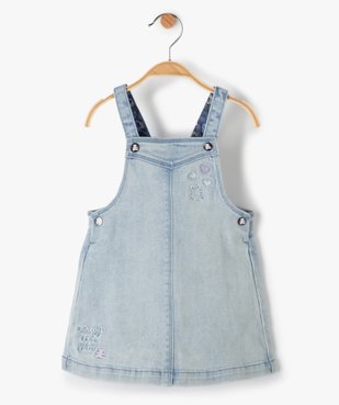 Robe bébé fille délavée coupe salopette - LuluCastagnette vue1 - LULUCASTAGNETTE - GEMO