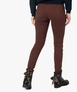 Pantalon femme coupe slim effet push-up vue3 - GEMO(FEMME PAP) - GEMO