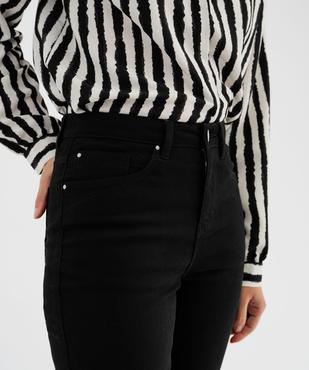 Pantalon Regular taille normale en coton stretch femme vue2 - GEMO 4G FEMME - GEMO