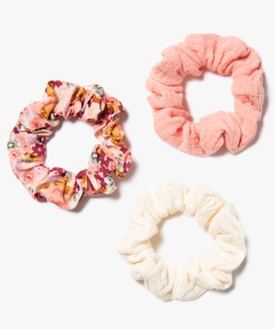 Chouchous pour les cheveux filles en gaze de coton (lot de 3) vue1 - GEMO (ACCESS) - GEMO