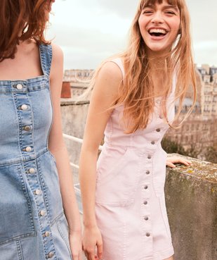 Robe femme ajustée à bretelles – LuluCastagnette vue6 - LULUCASTAGNETTE - GEMO