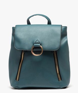 Sac à dos femme uni à volume ajustable vue1 - GEMO (ACCESS) - GEMO