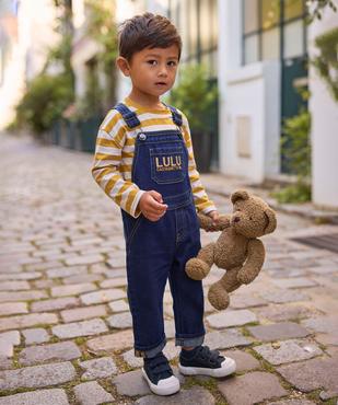 Ensemble 2 pièces bébé garçon salopette et tee-shirt - LuluCastagnette vue1 - LULU CASTAGNETTE GEMO FOR GOOD - GEMO