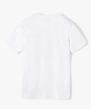 Tee-shirt garçon à manches courtes imprimé streetwear vue4 - GEMO (JUNIOR) - GEMO