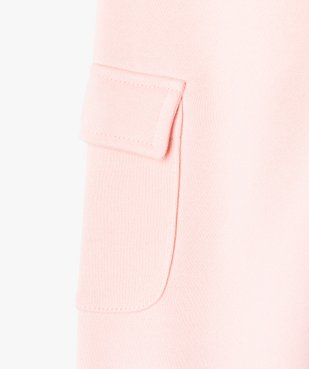 Pantalon de jogging avec poches à rabat bébé fille vue3 - GEMO 4G BEBE - GEMO