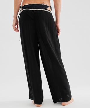 Pantalon de plage femme ouvert sur l’avant vue9 - GEMO 4G FEMME - GEMO