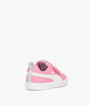 Baskets fille bicolores à scratchs – Puma Courtflex vue4 - PUMA - GEMO