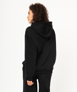 Sweat oversize à capuche intérieur molletonné femme vue3 - GEMO(FEMME PAP) - GEMO
