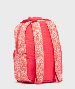 Sac à dos à motifs fleuris fille vue2 - GEMO (ENFANT) - GEMO