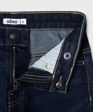 Bermuda en jean coupe skater taille ajustable garçon vue2 - GEMO (ENFANT) - GEMO