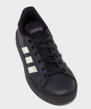 Baskets basses à bandes irisées Grand Court Base 2.0 femme - Adidas vue5 - ADIDAS - GEMO