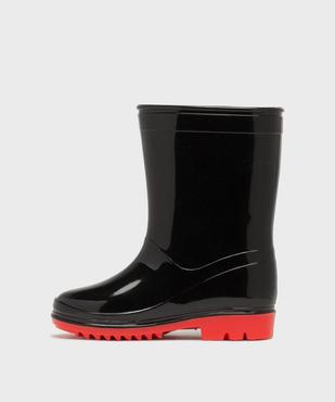 Bottes de pluie imprimées à semelle crantée garçon - Spiderman vue3 - SPIDERMAN - GEMO