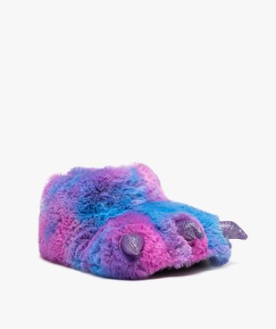 Chaussons fille 3D en forme de patte de monstre vue2 - GEMO (ENFANT) - GEMO