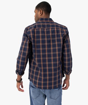 Chemises homme à carreaux coupe Regular vue3 - GEMO (HOMME) - GEMO