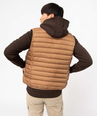 Blouson homme matelassé sans manches vue3 - GEMO 4G HOMME - GEMO