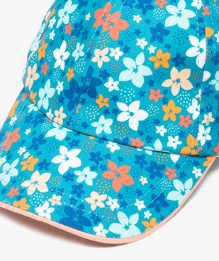 Casquette fille multicolore à motifs fleuris vue3 - GEMO (ENFANT) - GEMO