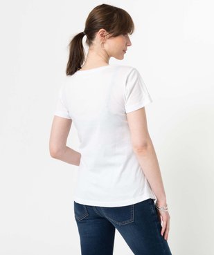 Tee-shirt de grossesse avec motif cœur vue3 - GEMO (MATER) - GEMO
