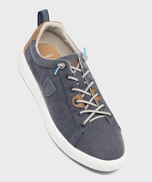 Tennis en toile à semelle sport homme - Urban Steps vue6 - URBAN STEPS GEMO FOR GOOD - GEMO