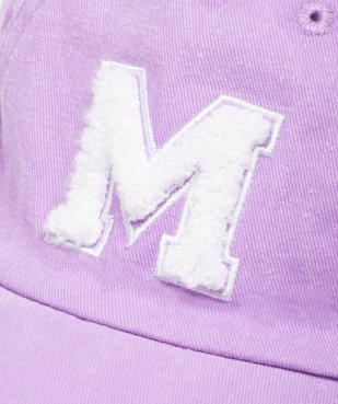 Casquette mixte avec broderie en maille bouclette vue2 - GEMO (JUNIOR) - GEMO
