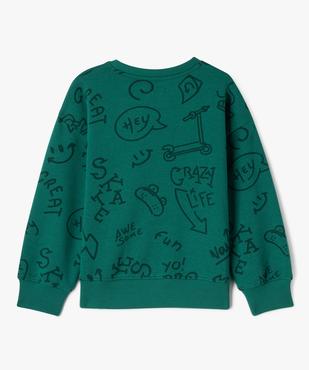 Sweat à motifs garçon vue3 - GEMO (ENFANT) - GEMO