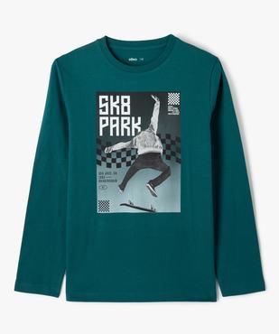Tee-shirt manches longues imprimé garçon vue1 - GEMO 4G GARCON - GEMO