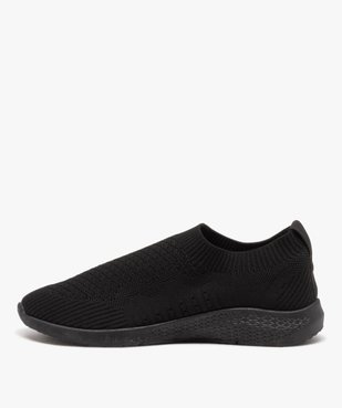 Baskets femme unies en mesh sans lacets vue3 - GEMO (SPORTSWR) - GEMO