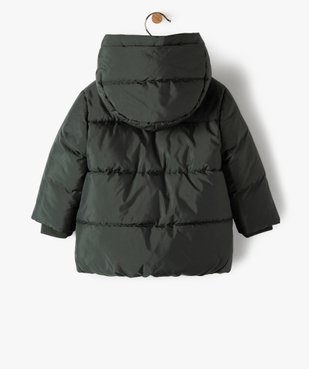 Blouson bébé garçon matelassé avec capuche vue4 - GEMO(BEBE DEBT) - GEMO