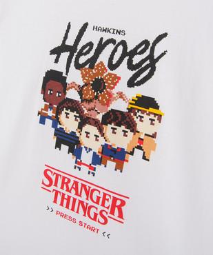 Tee-shirt col rond imprimé fille - Stranger Things vue2 - STRANGER THINGS - GEMO