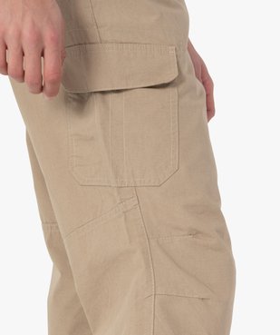 Bermuda/pantacourt homme avec poches rabat sur les cuisses vue2 - GEMO (HOMME) - GEMO
