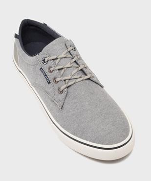 Baskets en toile avec empiècement au talon homme - Urban Steps vue5 - URBAN STEPS GEMO FOR GOOD - GEMO