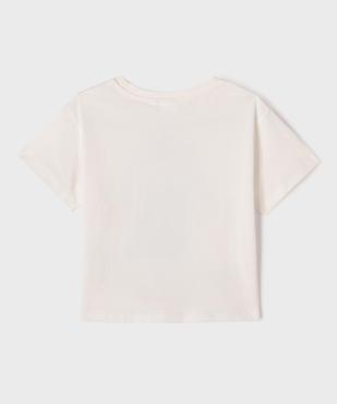 Tee-shirt manches courtes motif Stitch fille - Disney vue3 - LILO & STITCH - GEMO