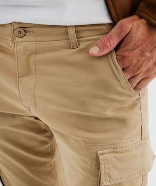 Pantalon cargo Regular coloris unique homme vue2 - GEMO (HOMME) - GEMO