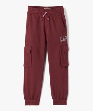 Pantalon cargo en molleton garçon vue1 - CAMPS - GEMO