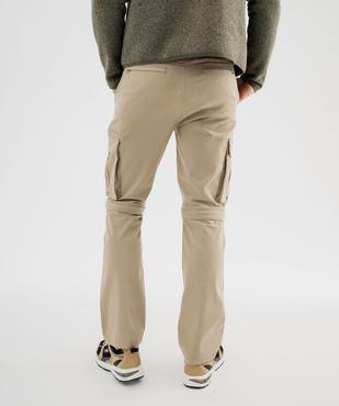 Pantalon cargo 2-en-1 transformable en short homme - Roadsign vue5 - ROADSIGN G4G - GEMO