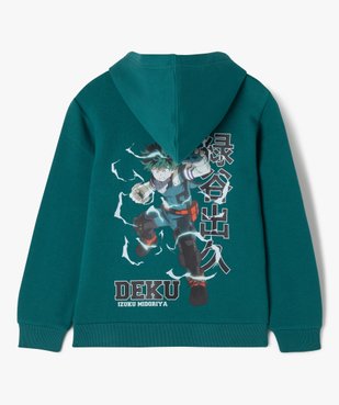 Sweat à capuche avec motif mangapoitrine et dos garçon - My Hero Academia vue3 - MY HERO ACADEMIA - GEMO