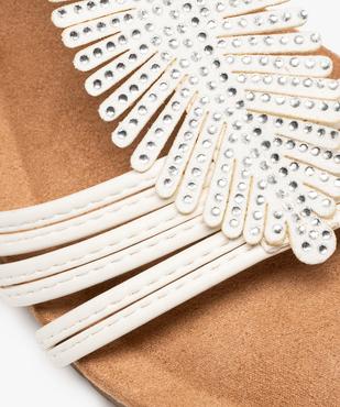 Sandales à brides avec strass et semelle compensée femme - Valentina Baldano vue6 - VALENTINA BALDA - GEMO