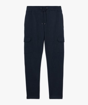 Pantalon de jogging homme avec larges poches à rabat vue4 - GEMO (HOMME) - GEMO