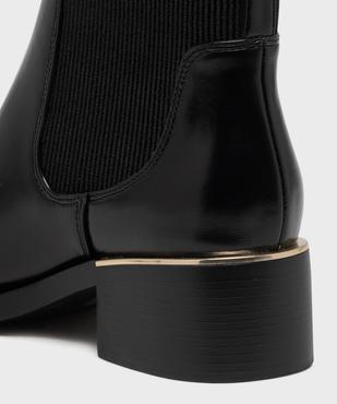 Boots avec tige en élastique côtelé femme - Valentina Baldano vue6 - VALENTINA BALDA - GEMO